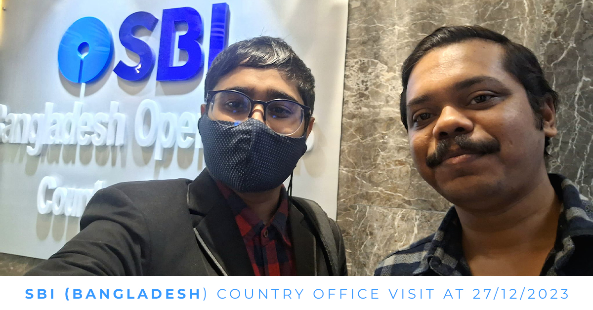 SBI (Bangladesh) Country Office visit by Network Fintech OPC